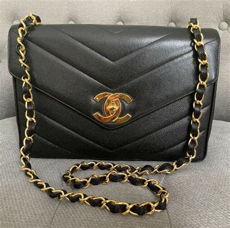 authentic chanel flap vintage heirloom|More.